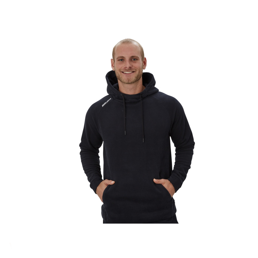 BAUER PERFECT HOODIE BLK PÁNSKA MIKINA 